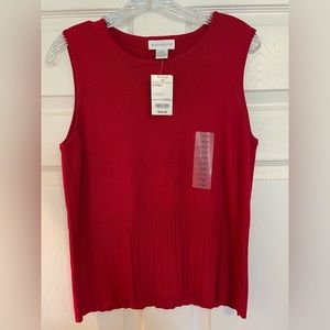 Worthington Womens L sleeveless sweater